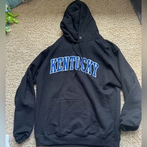 University of Kentucky, black sweatshirt, size large